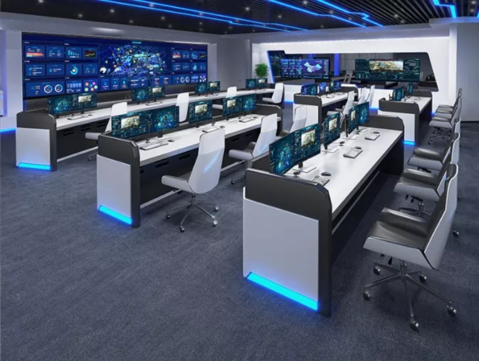 کنسول مانیتورینگ اتاق کنترل